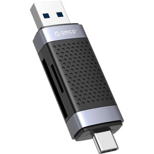 ORICO card reader CD2D-AC3 για SD & Micro SD, USB-C & USB 3.0, μαύρο