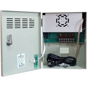POWERTECH τροφοδοτικό CP1209-20A-B για CCTV-Alarm, DC12V 20A, 9 κανάλια