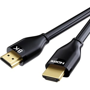CABLETIME καλώδιο HDMI 2.1 CT-HM8K με Ethernet, 8K/60Hz, 48 Gbps, 1m, μαύρο