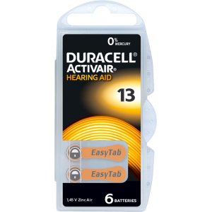 DURACELL μπαταρίες ακουστικών βαρηκοΐας Activair 13, 1.45V, 6τμχ