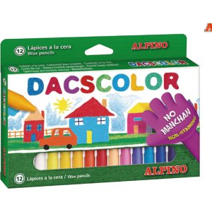 ALPINO χρωματιστές κηρομπογιές DC050290, 12 τμχ