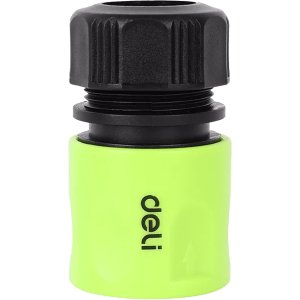 DELI ταχυσύνδεσμος για λάστιχο DL8793 με water stop, 1/2", πράσινος