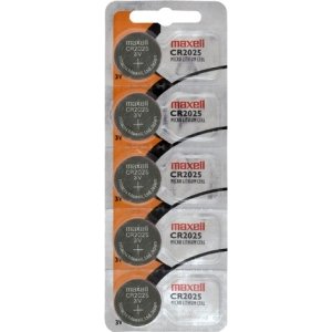 MAXELL Μπαταρία λιθίου CR2025, 3v, 5τμχ