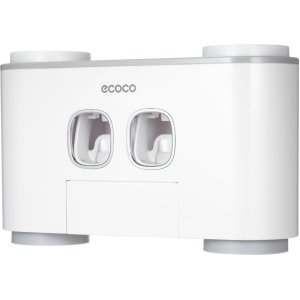 ECOCO Διανεμητής οδοντόκρεμας με βάσεις οδοντόβουρτσας και ποτήρια E1802