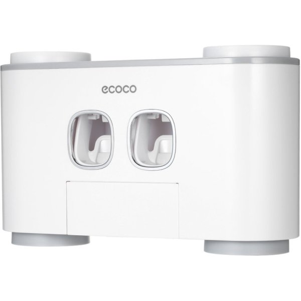 ECOCO Διανεμητής οδοντόκρεμας με βάσεις οδοντόβουρτσας και ποτήρια E1802
