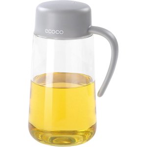 ECOCO γυάλινο δοχείο λαδιού-ξιδιού E1809, 600ml, γκρι