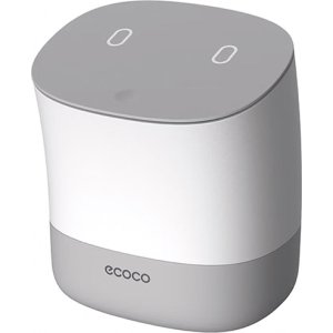 ECOCO μίνι κάδος απορριμμάτων E2241 με σακούλες, επιτραπέζιος, 1.5lt, λευκός