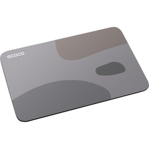 ECOCO πατάκι μπάνιου/κουζίνας E24005, αντιολισθητικό, 40x60cm, γκρι