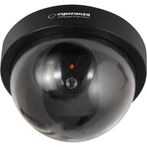 ESPERANZA ψεύτικη κάμερα CCTV ECA101 με LED, μαύρη