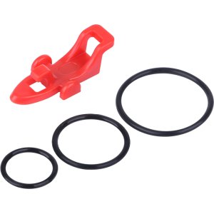 POWERTECH βάση για αγκίστρι ψαρέματος FISH-0026, 3 δαχτυλίδια, κόκκινο
