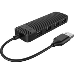 ORICO USB hub FL02, 4x θυρών, USB 2.0, 480Mbps, USB σύνδεση, μαύρο