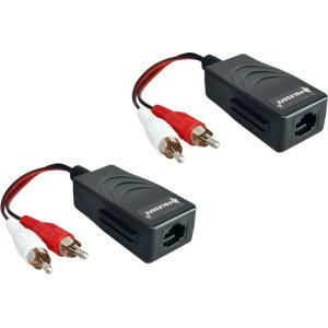 FOLKSAFE audio extender FS-2001AA μέσω καλωδίου RJ45, RCA σε RCA, έως 1000m