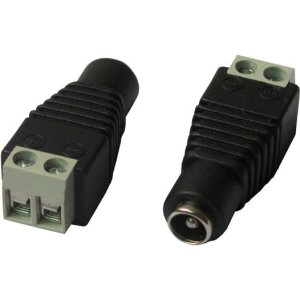 FOLKSAFE βύσμα τροφοδοσίας DC θηλυκό DCFC, 5.5x2.1mm, σε κλέμα, 5τμχ