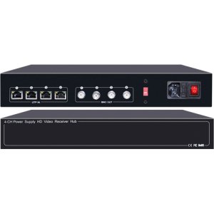 FOLKSAFE video and power receiver hub FS-HD4604VPS12, 4 channel