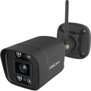 FOSCAM smart IP κάμερα V5P, 5MP 3K, 6x zoom, WiFi, IP66, Onvif, μαύρη