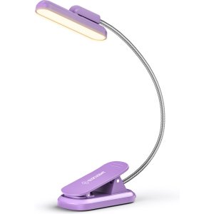 GLOCUSENT LED φακός διαβάσματος GLCSNTA2402, επαναφορτιζόμενος, έως 60lm, μωβ