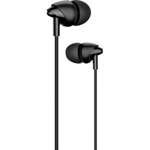 USAMS earphones με μικρόφωνο EP-39, 3.5mm σύνδεση, Φ10mm, 1.2m, μαύρα
