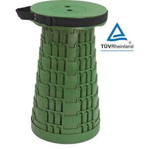 POWERTECH πτυσσόμενο καρεκλάκι HUH-0232, αντοχή έως 250kg, 25.5x45cm, πράσινο