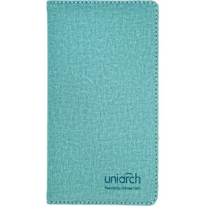 UNIARCH σημειωματάριο HW230211 με σελιδοδείκτη, πετρόλ