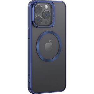 USAMS θήκη Geying US-BH855 για iPhone 15 Pro, διάφανη/μπλε