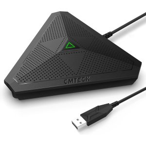 CMTECK επιτραπέζιο μικρόφωνο M001, omnidirectional, USB, μαύρο
