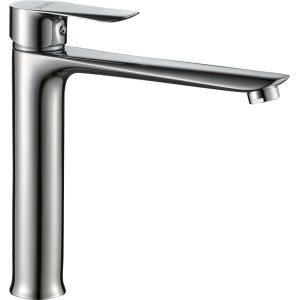 BRUNO μπαταρία νιπτήρα M12569-234C, αναμεικτική, ασημί