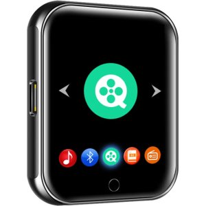 RUIZU MP3 player M8 με ηχείο, 1.54", 16GB, BT, ελληνικό μενού, μαύρο