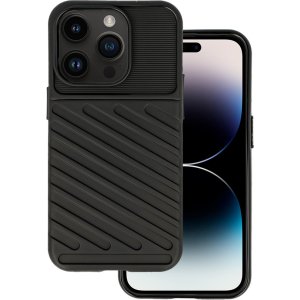 POWERTECH Θήκη Thunder MOB-1923 για iPhone 15 Pro, μαύρη