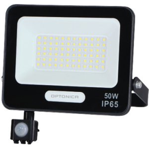 OPTONICA LED προβολέας 15858 με αισθητήρα κίνησης, 50W, 4000K, IP65