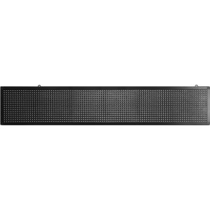 Πινακίδα LED κυλιόμενων μηνυμάτων LED105041, WiFi, 105x41cm, IP65, λευκό