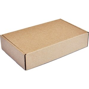 Χαρτοκιβώτιο συσκευασίας PAP-0004, τρίφυλλο, 25x20x7cm, καφέ, 50τμχ