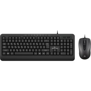 POWERTECH set ποντίκι & πληκτρολόγιο PT-1067, ενσύρματο, 1000DPI, μαύρο