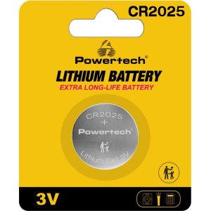 POWERTECH μπαταρία λιθίου PT-1211, CR2025, 3V, 1τμχ