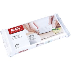 ARTIX PAINTS φυσικός πηλός PY036-1, χωρίς γλουτένη, 500γρ, λευκός
