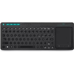 RIITEK ασύρματο πληκτρολόγιο Mini K18+ με touchpad, RGB backlit, 2.4GHz