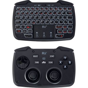RIITEK ασύρματο gamepad & πληκτρολόγιο RK707, backlit, 2.4GHz, μαύρο