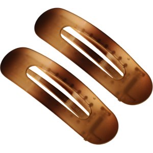 ROXXANI κλιπ μαλλιών RXN-0013, καφέ, 11cm, 2τμχ