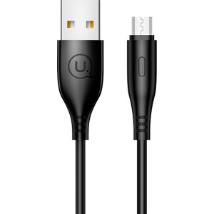 USAMS καλώδιο Micro USB σε USB US-SJ268, 2A, 1m, μαύρο