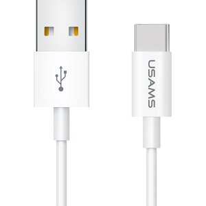USAMS καλώδιο USB-C σε USB US-SJ285, 2A, 1m, λευκό