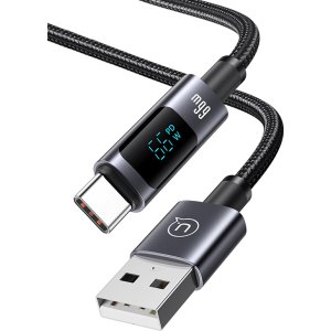 USAMS καλώδιο USB-C σε USB US-SJ673, 66W, 480Mbps, 1.2m, μαύρο
