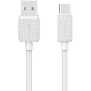 USAMS καλώδιο USB-C σε USB US-SJ688, 3A, 480Mbps, 1m, λευκό
