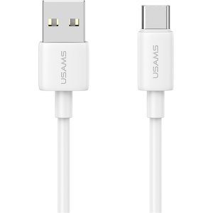 USAMS καλώδιο USB-C σε USB US-SJ708, 3A, 480Mbps, 1m, λευκό