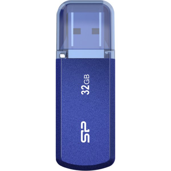 SILICON POWER USB Flash Drive Helios 202, 32GB, USB 3.2, μπλε