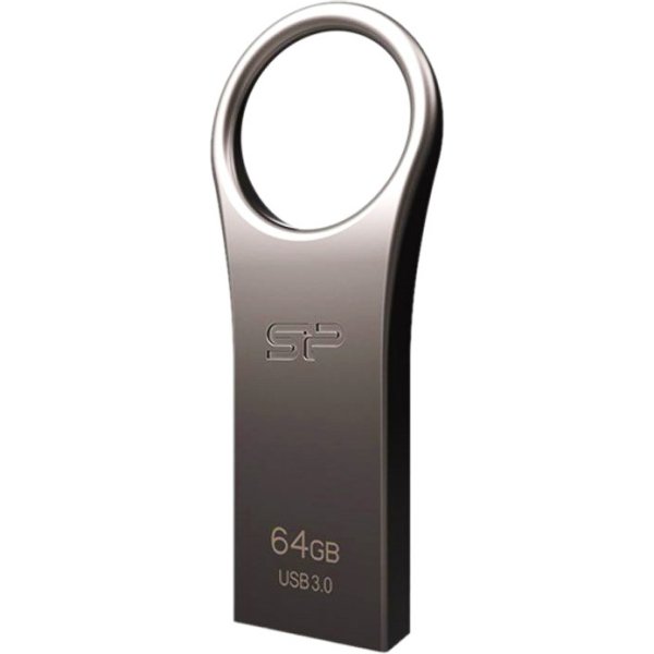SILICON POWER USB Flash Drive Jewel 80, 64GB, USB 3.2, ασημί