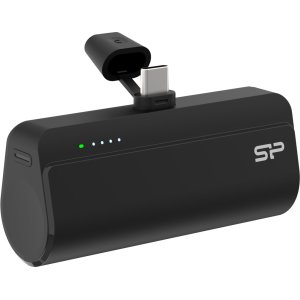 SILICON POWER power bank QD50, USB-C, 5000mAh, 20W PD, μαύρο
