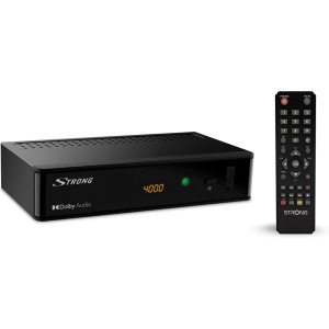 STRONG ψηφιακός δέκτης SRT8215 με τηλεχειριστήριο, DVB-T2, HEVC