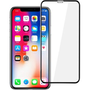 POWERTECH Tempered Glass 5D Full Glue για iPhone XS Max, Black
