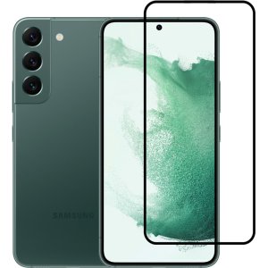 POWERTECH tempered glass 3D TGC-0551, full glue, Samsung S22+ 5G, μαύρο