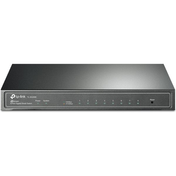 TP-LINK JetStream smart switch TL-SG2008, 8-Port Gigabit, Ver. 3.0
