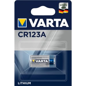 VARTA μπαταρία λιθίου CR123A, 3V, 1τμχ